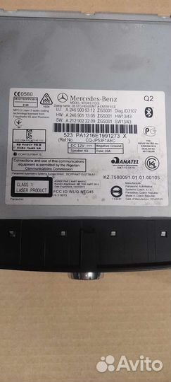 Автомагнитола Mercedes Benz GLA x156