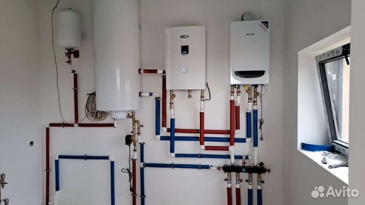 Отопление, водоснабжение, теплый пол монтаж