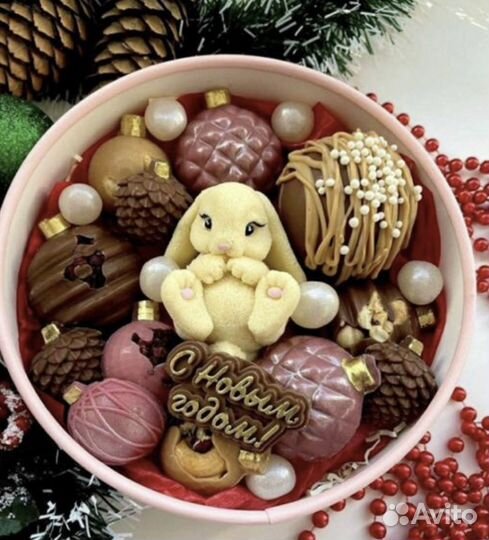 Новогодний букет / новогодний шоколадный набор