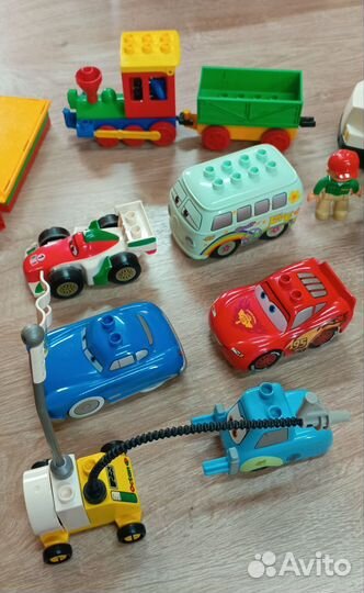 Lego duplo cars зоопарк паровоз