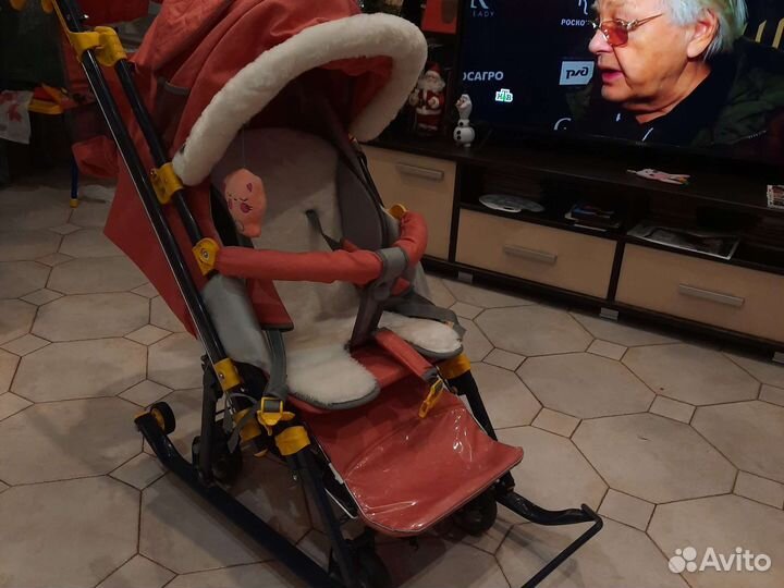 Детские санки коляска ника nika