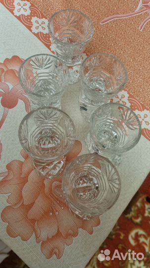 Хрустальные рюмки СССР