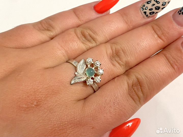 Серебряное кольцо винтаж