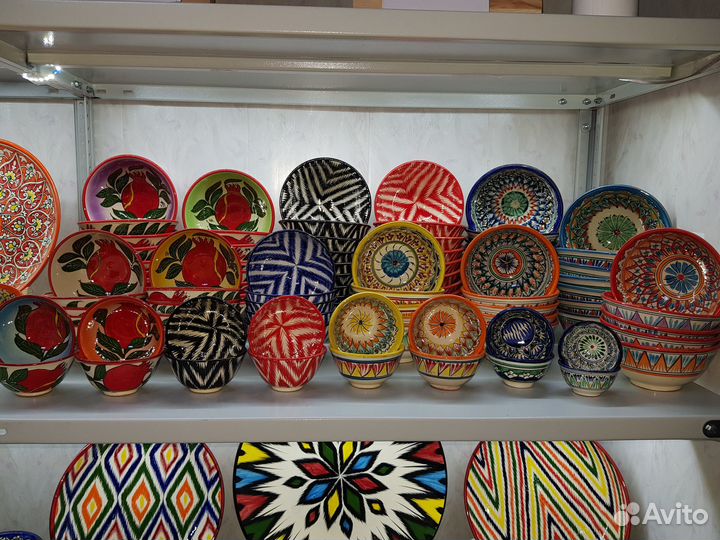 Узбекская посуда, Ляган,пиалы,косы, большой выбор