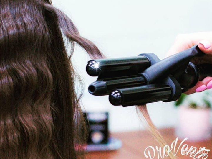 ProVento- тройная плойка для укладки волос. Новая
