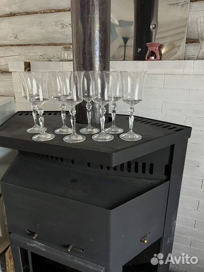 Бокалы bohemia crystal 8 штук набор