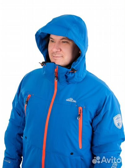 Костюм для рыбалки зимний Магеллан -15, синий-черный, 60-62/170-176