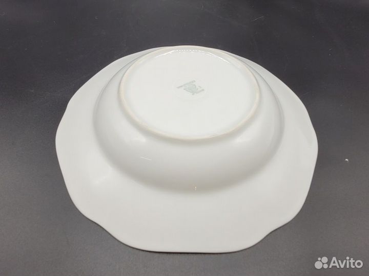 Тарелка глубокая Мейсенский букет Bohemia Чехия