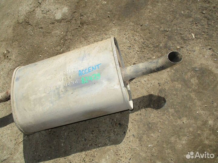Глушитель основной Hyundai Accent 2 (LC) (тагаз)