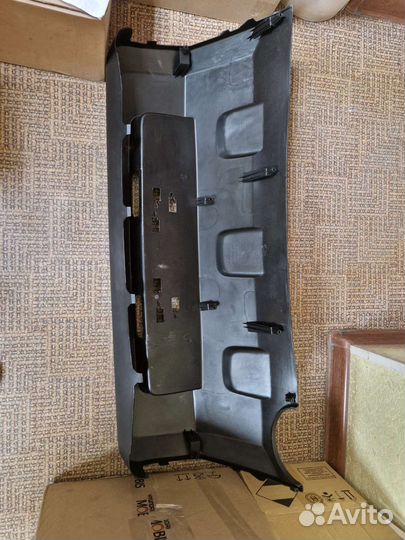 Губа заднего бампера kia soul