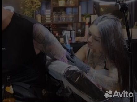 Тату рукав, татировка, тату мастер