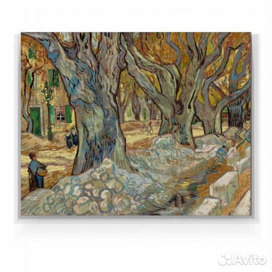 Картина-Большие платаны