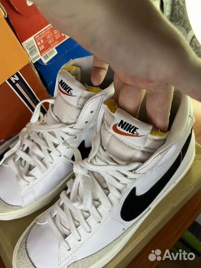 Кроссовки Nike blazer mid 77 OG оригинал найк белы