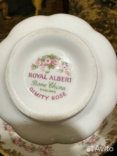 Редкая кофейная пара Royal Albert