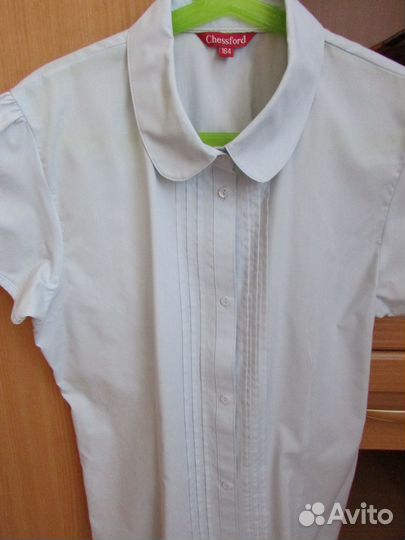 Блузка школьная для девочек новая на рост 158