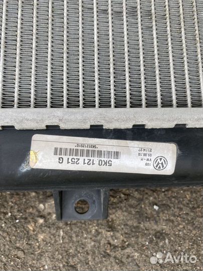 Радиатор охлаждения Volkswagen Golf Variant VI Mk6