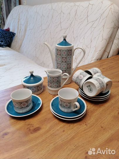 Кофейный сервиз на 6 персон