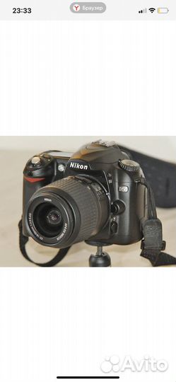 Зеркальный фотоаппарат nikon d50