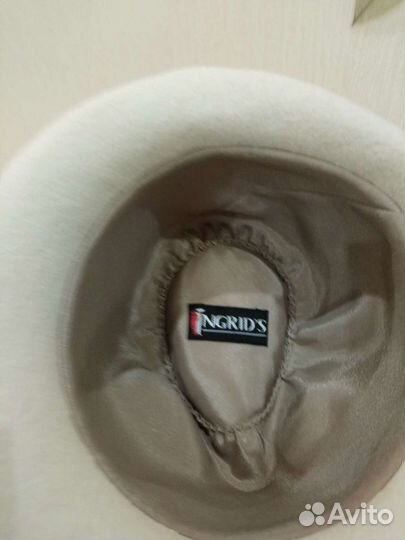 Шляпа женская шерсть