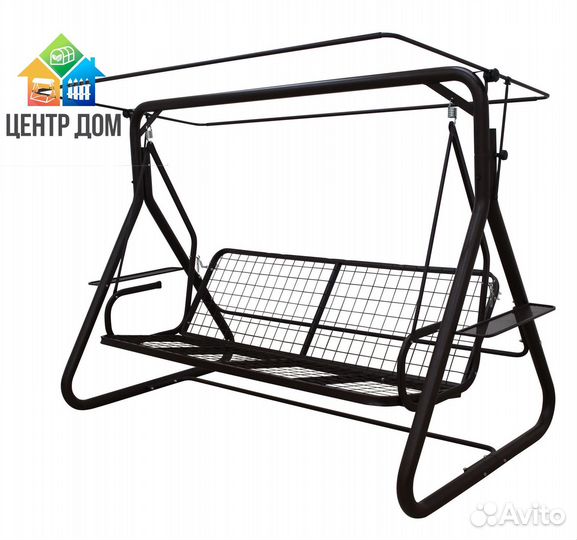 Качели садовые 4х местные