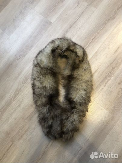 Меховой воротник песец