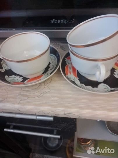 Чашки тарелочки