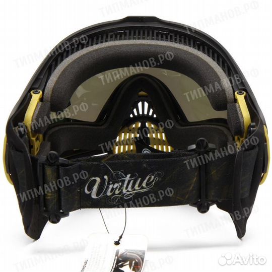 Пейнтбольная маска Virtue VIO Contour, Black Gold