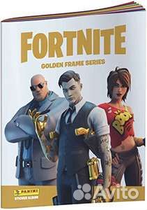 Наклейки Panini Fortnite Golden Frame Series