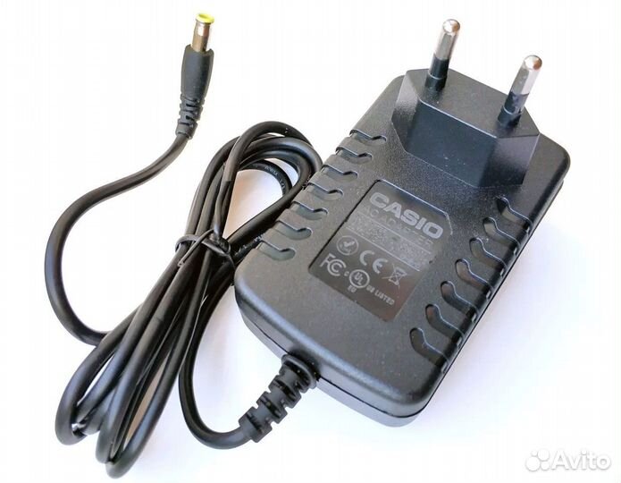 Адаптер 12V 1.5A синтезатора Casio (AD-A12150LW)