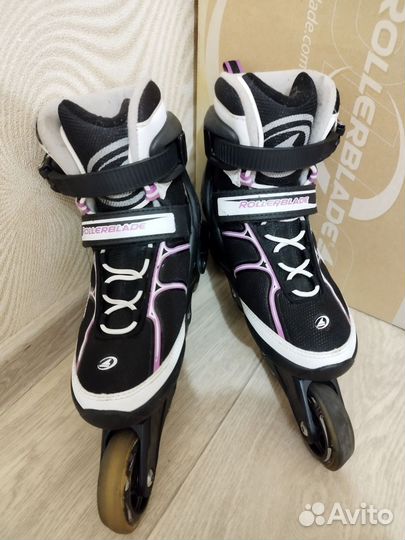 Роликовые коньки ролики rollerblade женские 36