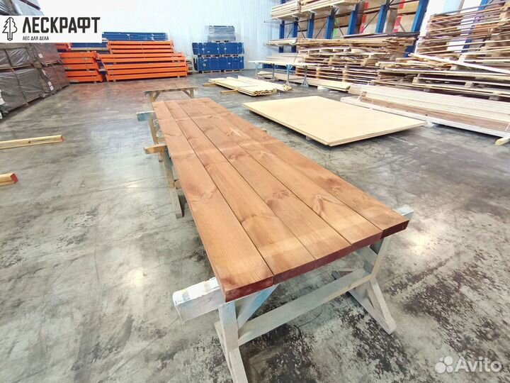 Доска строганая 20*120*6000 мм импрегнированная