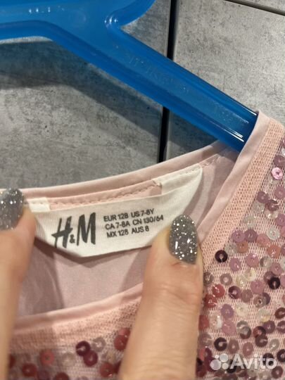 Детское нарядное платье 128 HM