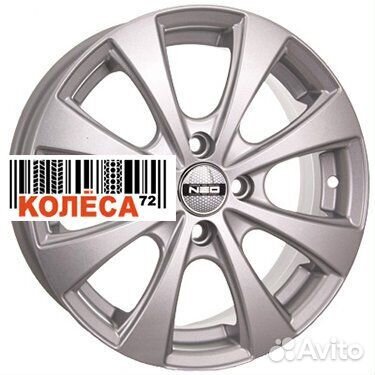 Tech Line 546 6x15 4x100 ET50 Dia60.1 Silver