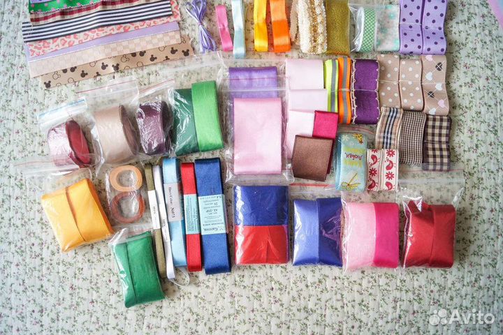 Материалы для рукоделия, ленты (одним лотом)