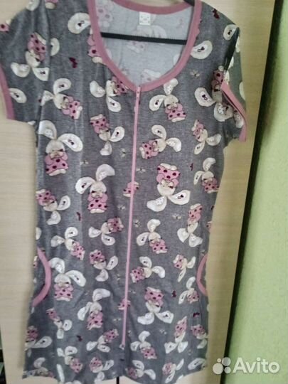 Трикотажный халат