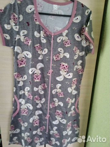 Трикотажный халат