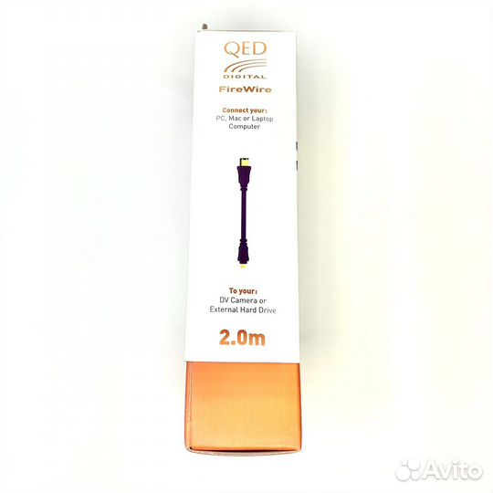 Кабели FireWire 6-4pin с переходниками QED (U.K.)