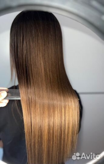 Модель кератиновое выпрямление волос, ботокс