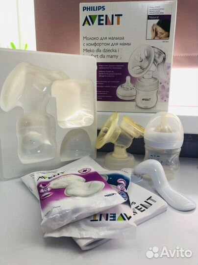 Молокоотсос avent ручной