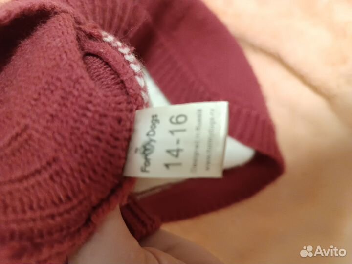 Вязанная кофточка для французского бульдога