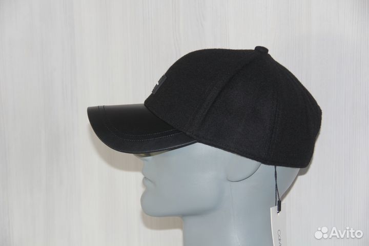 Кепка шерстяная бейсболка Кельвин Кляйн утепленная