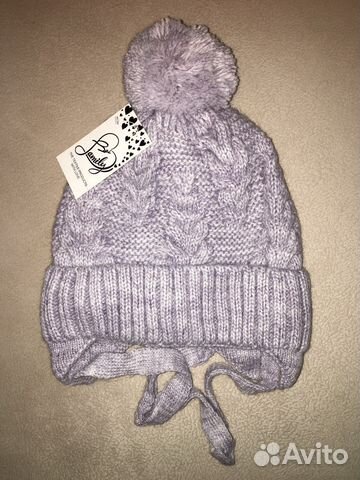 Шапка новая для девочки 54-56