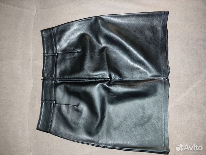 Кожаная юбка