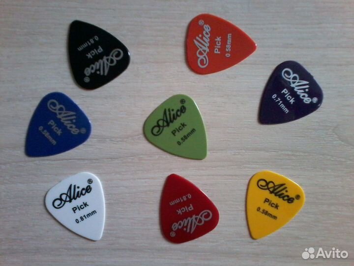 Медиаторы Alice 60шт Новые