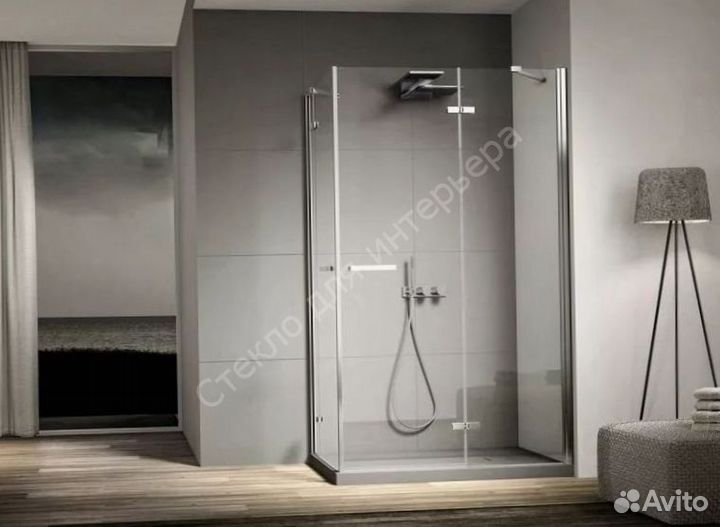 Стеклянные душевые перегородки