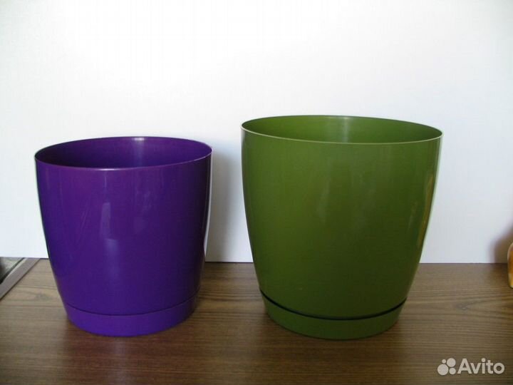 Горшки для цветов с поддончиками