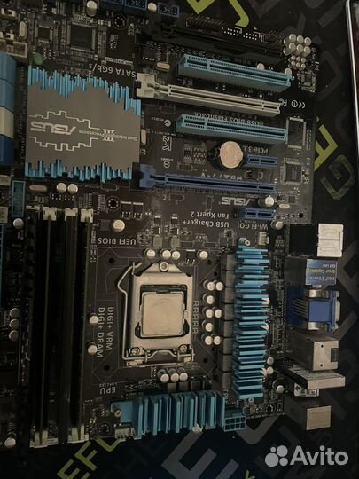 Материнская плата p8z77-v с процессором i7 2600