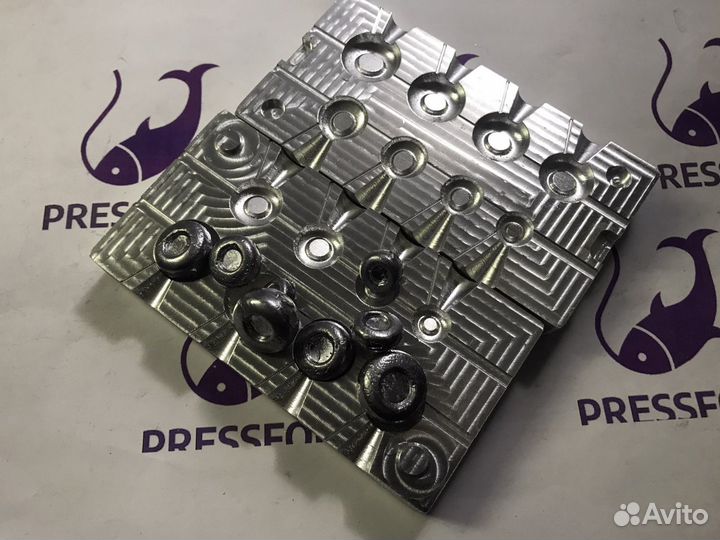 Форма чпу для литья грузил (Таблетка 4-18 г)