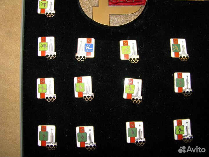 Набор знаков 22-я Олимпиада в Москве