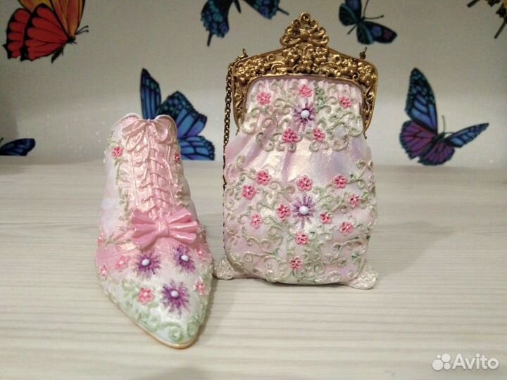 Миниатюрные сумочки, шляпы, винтаж. Англия